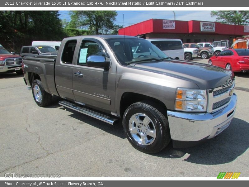 Mocha Steel Metallic / Light Cashmere/Dark Cashmere 2012 Chevrolet Silverado 1500 LT Extended Cab 4x4