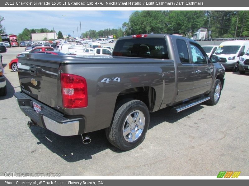 Mocha Steel Metallic / Light Cashmere/Dark Cashmere 2012 Chevrolet Silverado 1500 LT Extended Cab 4x4