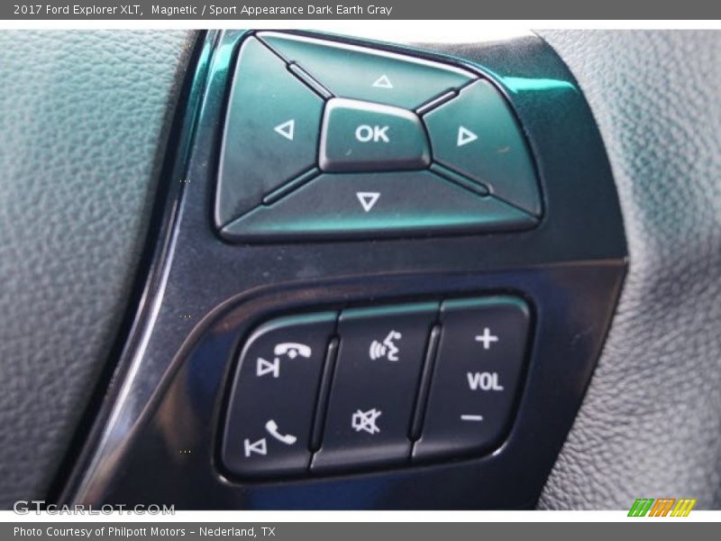 Magnetic / Sport Appearance Dark Earth Gray 2017 Ford Explorer XLT