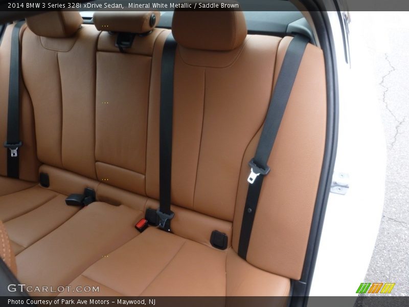 Rear Seat of 2014 3 Series 328i xDrive Sedan