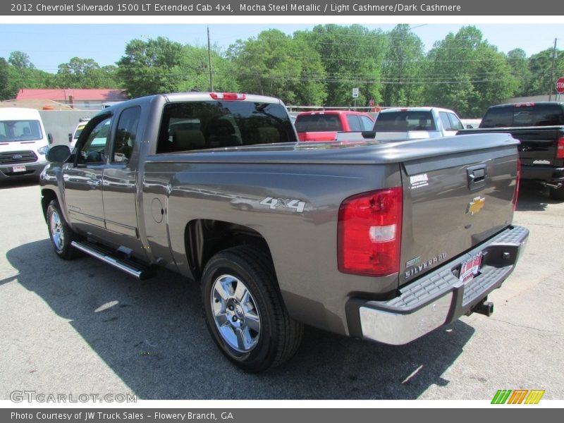Mocha Steel Metallic / Light Cashmere/Dark Cashmere 2012 Chevrolet Silverado 1500 LT Extended Cab 4x4