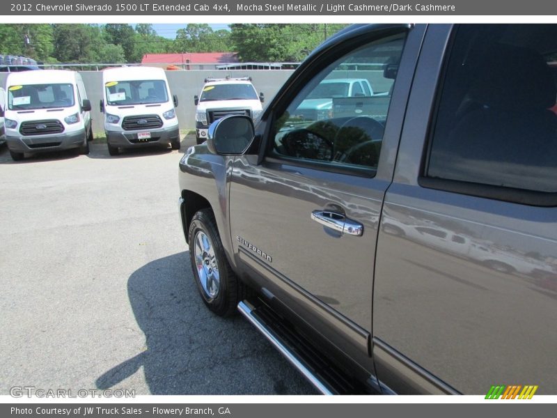 Mocha Steel Metallic / Light Cashmere/Dark Cashmere 2012 Chevrolet Silverado 1500 LT Extended Cab 4x4