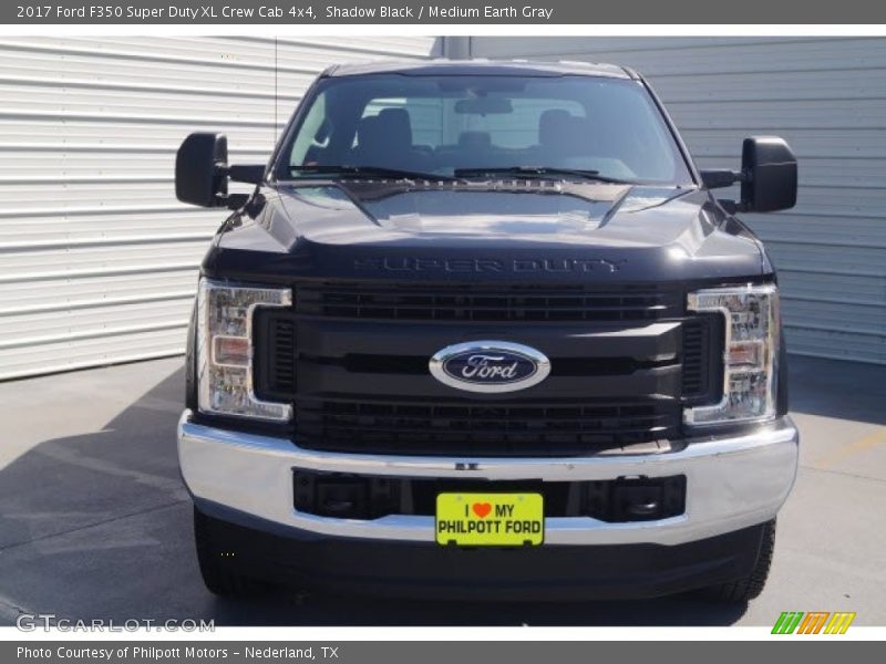 Shadow Black / Medium Earth Gray 2017 Ford F350 Super Duty XL Crew Cab 4x4