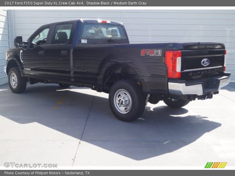 Shadow Black / Medium Earth Gray 2017 Ford F350 Super Duty XL Crew Cab 4x4