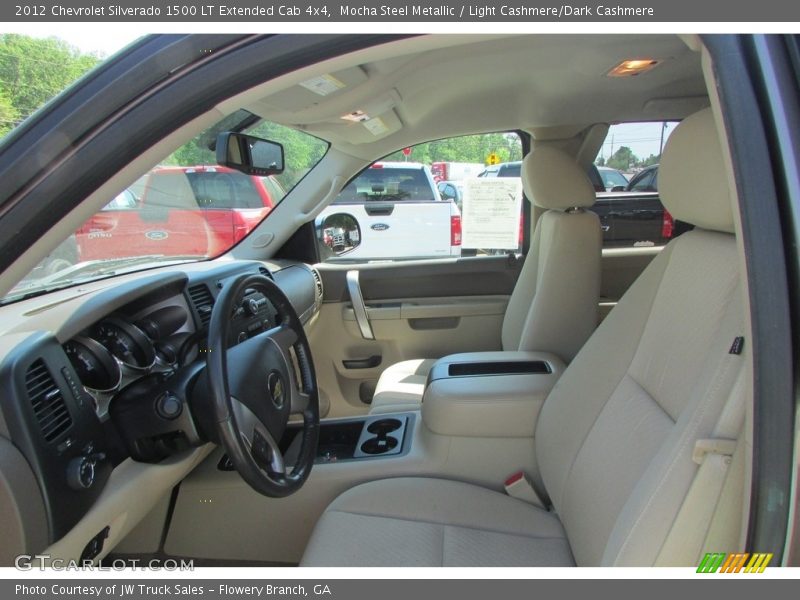 Mocha Steel Metallic / Light Cashmere/Dark Cashmere 2012 Chevrolet Silverado 1500 LT Extended Cab 4x4