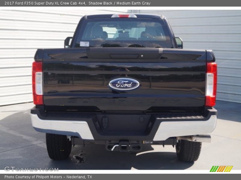 Shadow Black / Medium Earth Gray 2017 Ford F350 Super Duty XL Crew Cab 4x4