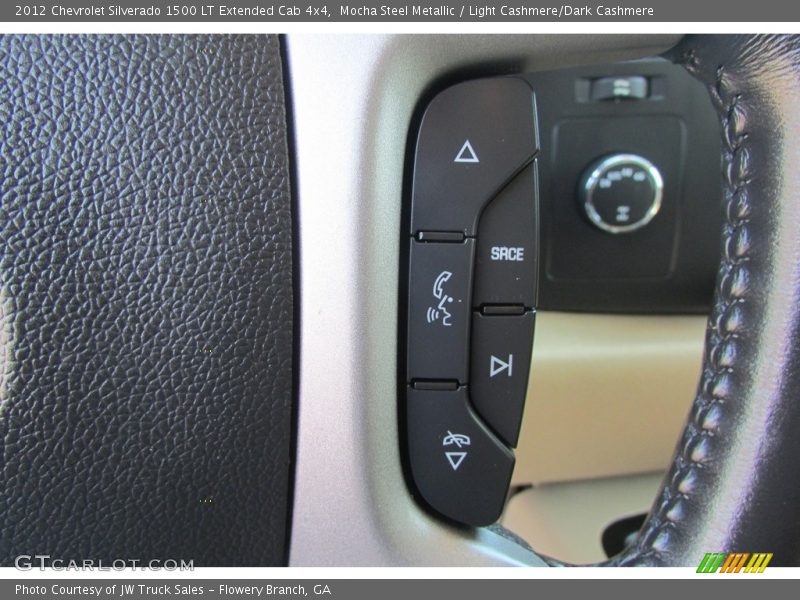 Mocha Steel Metallic / Light Cashmere/Dark Cashmere 2012 Chevrolet Silverado 1500 LT Extended Cab 4x4