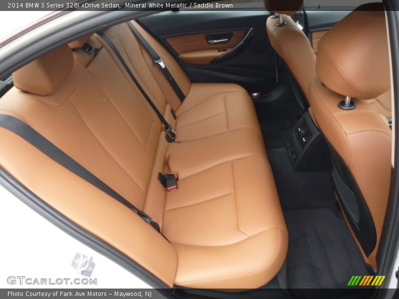 Rear Seat of 2014 3 Series 328i xDrive Sedan