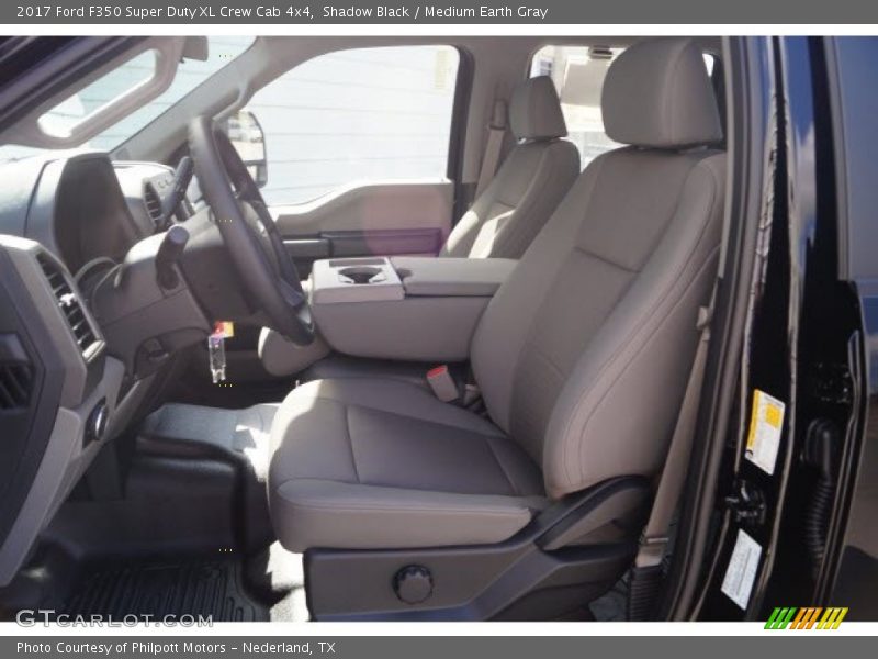 Shadow Black / Medium Earth Gray 2017 Ford F350 Super Duty XL Crew Cab 4x4