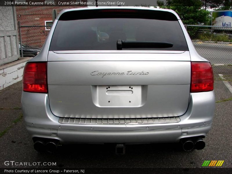 Crystal Silver Metallic / Stone/Steel Grey 2004 Porsche Cayenne Turbo