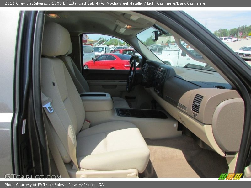 Mocha Steel Metallic / Light Cashmere/Dark Cashmere 2012 Chevrolet Silverado 1500 LT Extended Cab 4x4