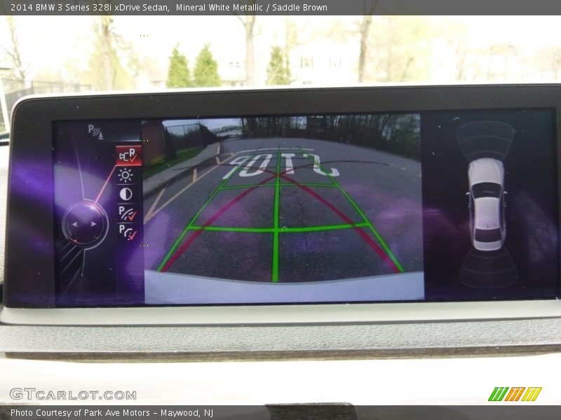 Mineral White Metallic / Saddle Brown 2014 BMW 3 Series 328i xDrive Sedan