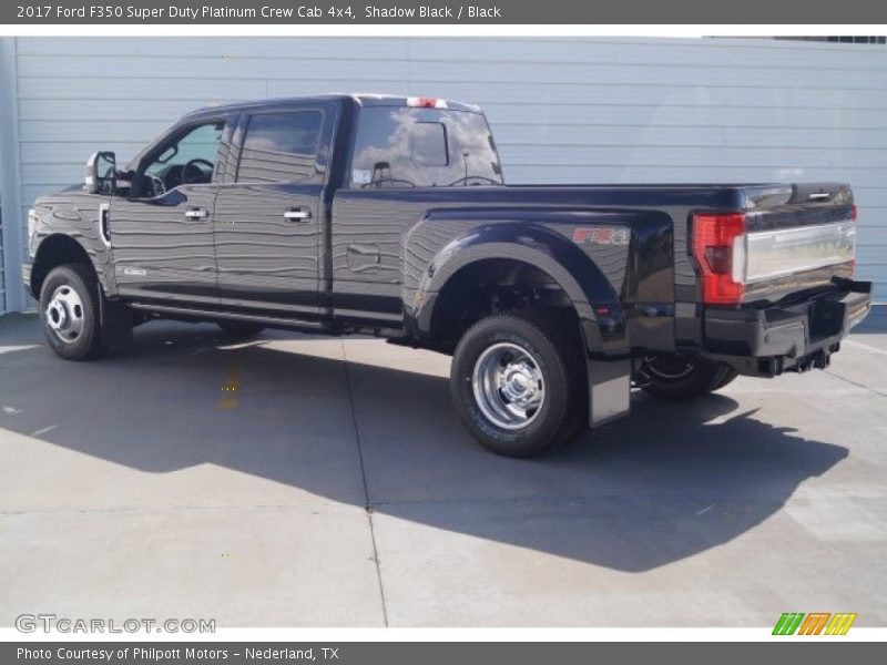 Shadow Black / Black 2017 Ford F350 Super Duty Platinum Crew Cab 4x4