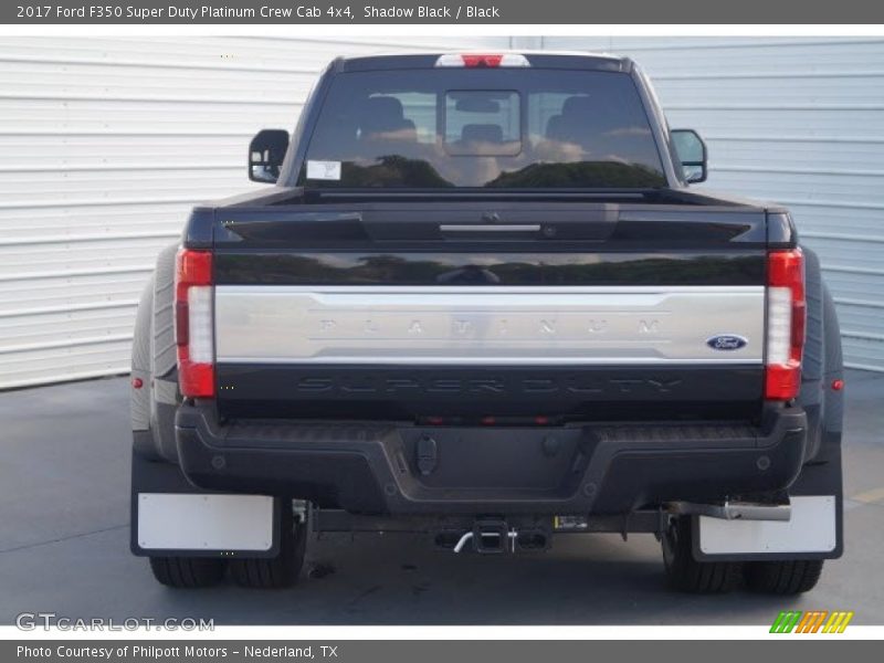 Shadow Black / Black 2017 Ford F350 Super Duty Platinum Crew Cab 4x4