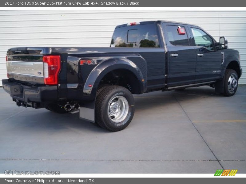 Shadow Black / Black 2017 Ford F350 Super Duty Platinum Crew Cab 4x4