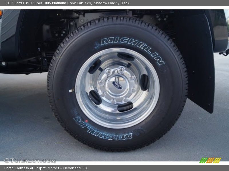 Shadow Black / Black 2017 Ford F350 Super Duty Platinum Crew Cab 4x4