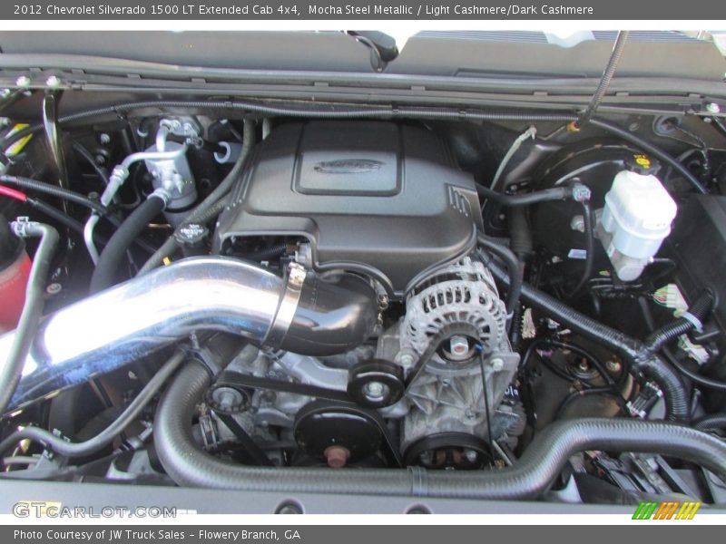 Mocha Steel Metallic / Light Cashmere/Dark Cashmere 2012 Chevrolet Silverado 1500 LT Extended Cab 4x4