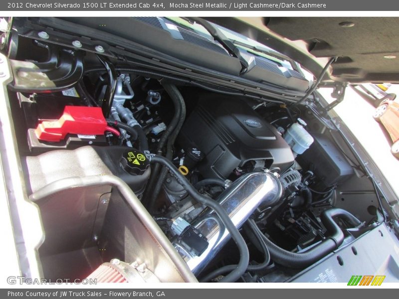 Mocha Steel Metallic / Light Cashmere/Dark Cashmere 2012 Chevrolet Silverado 1500 LT Extended Cab 4x4