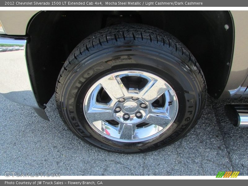 Mocha Steel Metallic / Light Cashmere/Dark Cashmere 2012 Chevrolet Silverado 1500 LT Extended Cab 4x4