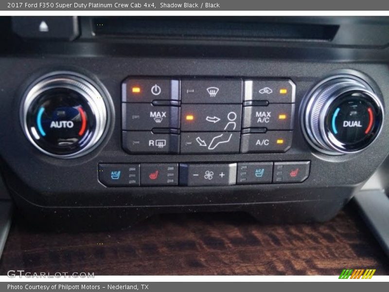 Shadow Black / Black 2017 Ford F350 Super Duty Platinum Crew Cab 4x4