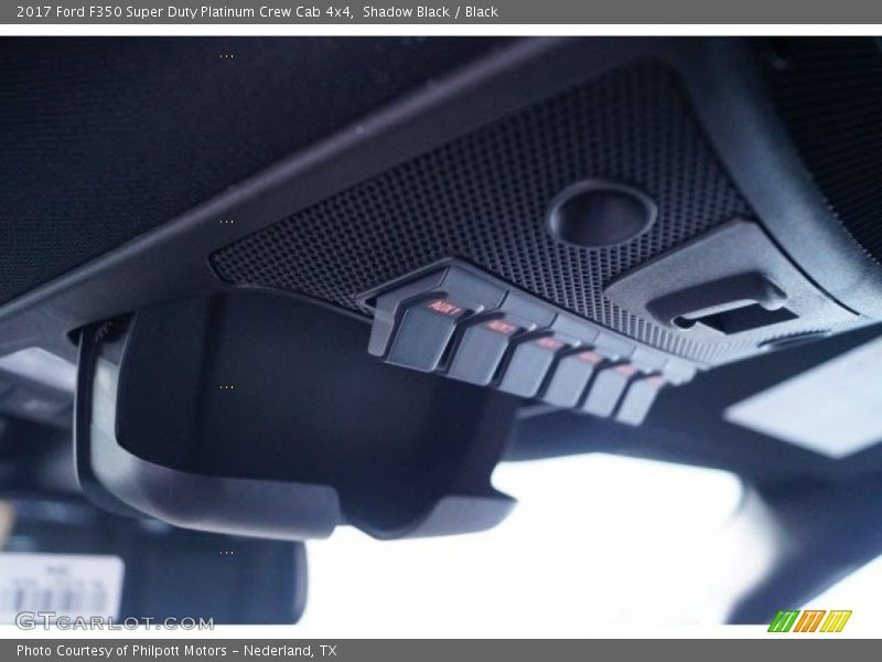 Shadow Black / Black 2017 Ford F350 Super Duty Platinum Crew Cab 4x4
