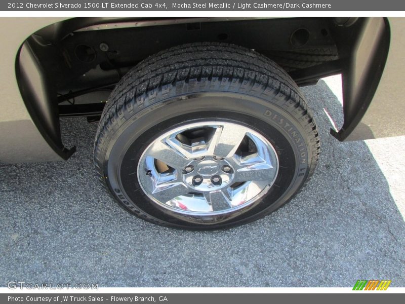Mocha Steel Metallic / Light Cashmere/Dark Cashmere 2012 Chevrolet Silverado 1500 LT Extended Cab 4x4
