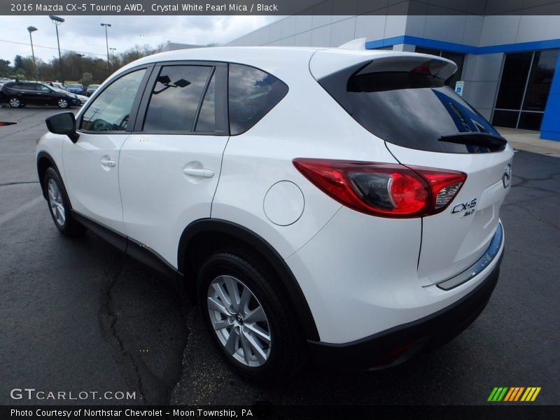 Crystal White Pearl Mica / Black 2016 Mazda CX-5 Touring AWD