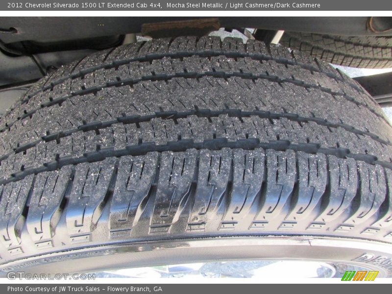Mocha Steel Metallic / Light Cashmere/Dark Cashmere 2012 Chevrolet Silverado 1500 LT Extended Cab 4x4