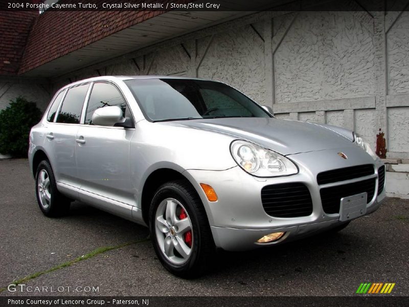 Crystal Silver Metallic / Stone/Steel Grey 2004 Porsche Cayenne Turbo
