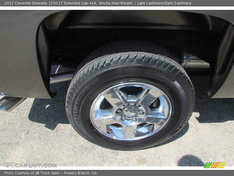 Mocha Steel Metallic / Light Cashmere/Dark Cashmere 2012 Chevrolet Silverado 1500 LT Extended Cab 4x4