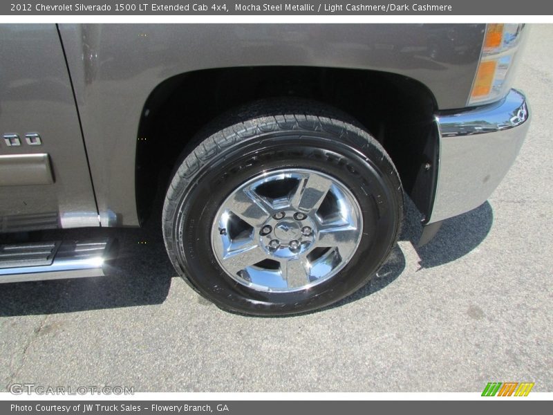Mocha Steel Metallic / Light Cashmere/Dark Cashmere 2012 Chevrolet Silverado 1500 LT Extended Cab 4x4