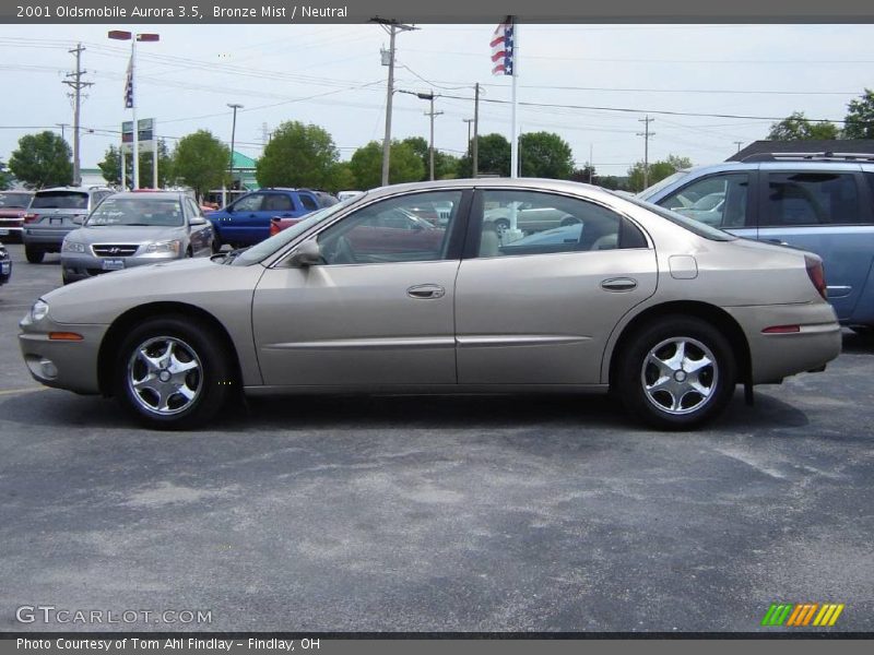Bronze Mist / Neutral 2001 Oldsmobile Aurora 3.5
