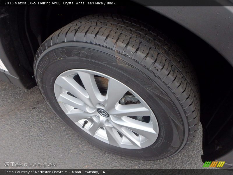 Crystal White Pearl Mica / Black 2016 Mazda CX-5 Touring AWD