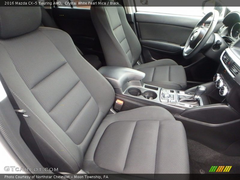 Crystal White Pearl Mica / Black 2016 Mazda CX-5 Touring AWD
