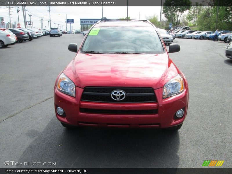 Barcelona Red Metallic / Dark Charcoal 2011 Toyota RAV4 Sport