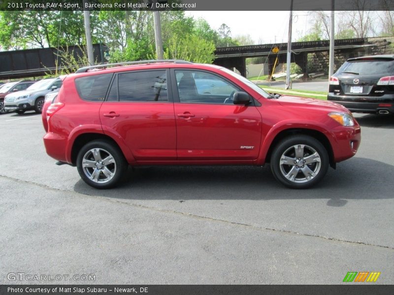 Barcelona Red Metallic / Dark Charcoal 2011 Toyota RAV4 Sport