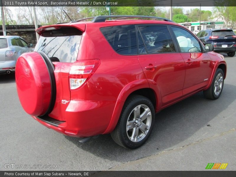 Barcelona Red Metallic / Dark Charcoal 2011 Toyota RAV4 Sport