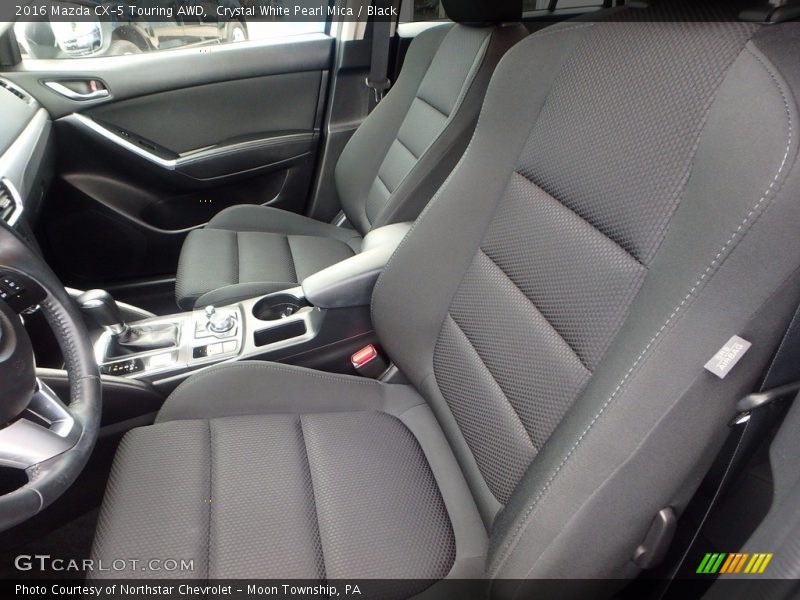 Crystal White Pearl Mica / Black 2016 Mazda CX-5 Touring AWD