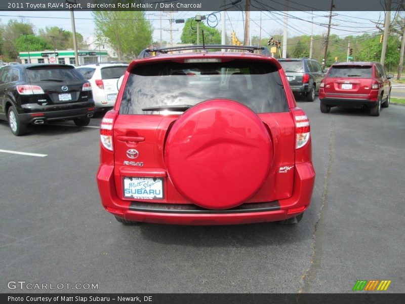 Barcelona Red Metallic / Dark Charcoal 2011 Toyota RAV4 Sport