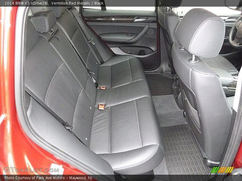 Vermilion Red Metallic / Black 2014 BMW X3 xDrive28i