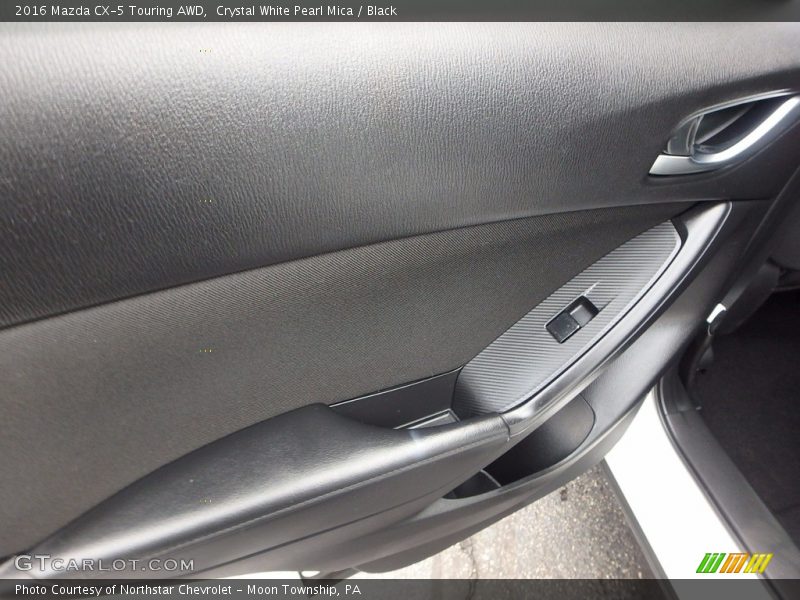 Crystal White Pearl Mica / Black 2016 Mazda CX-5 Touring AWD