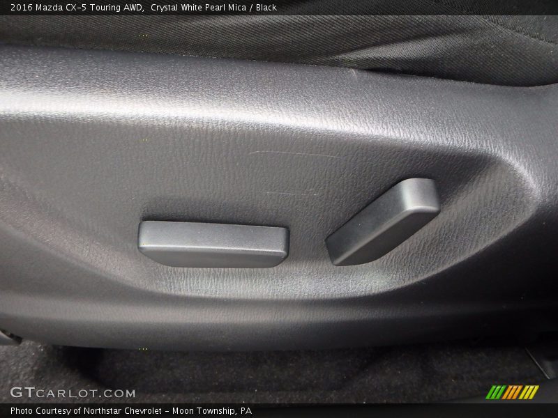 Crystal White Pearl Mica / Black 2016 Mazda CX-5 Touring AWD