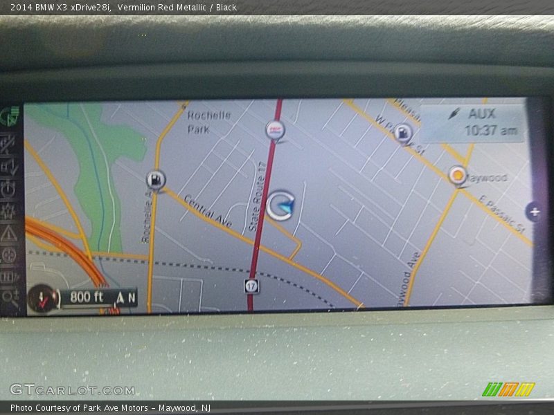 Vermilion Red Metallic / Black 2014 BMW X3 xDrive28i