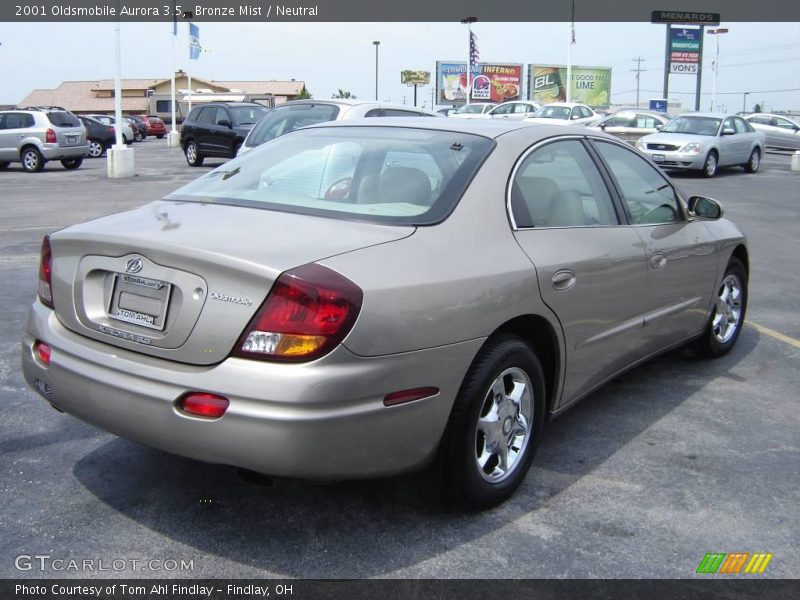 Bronze Mist / Neutral 2001 Oldsmobile Aurora 3.5