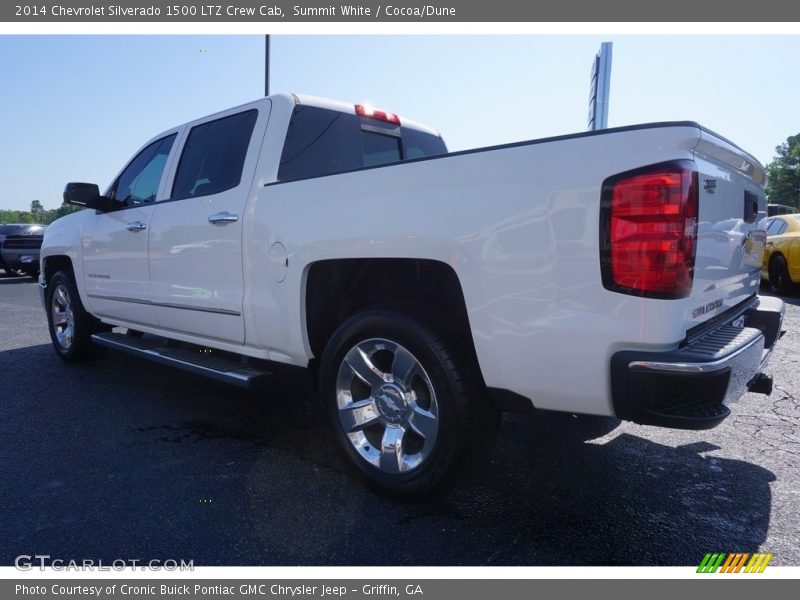 Summit White / Cocoa/Dune 2014 Chevrolet Silverado 1500 LTZ Crew Cab