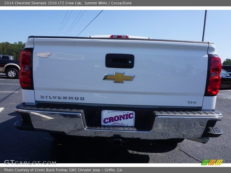 Summit White / Cocoa/Dune 2014 Chevrolet Silverado 1500 LTZ Crew Cab