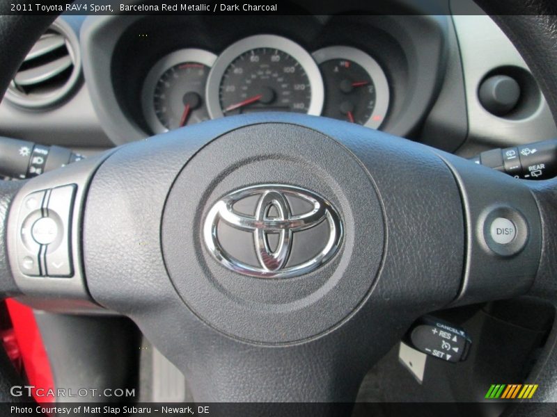 Barcelona Red Metallic / Dark Charcoal 2011 Toyota RAV4 Sport