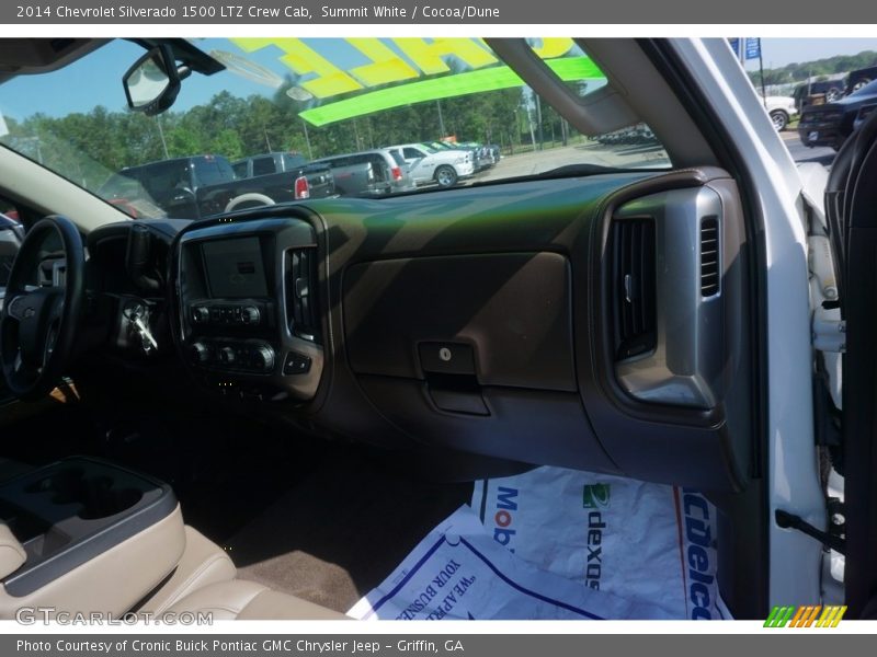 Summit White / Cocoa/Dune 2014 Chevrolet Silverado 1500 LTZ Crew Cab