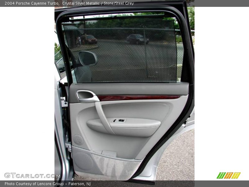 Crystal Silver Metallic / Stone/Steel Grey 2004 Porsche Cayenne Turbo