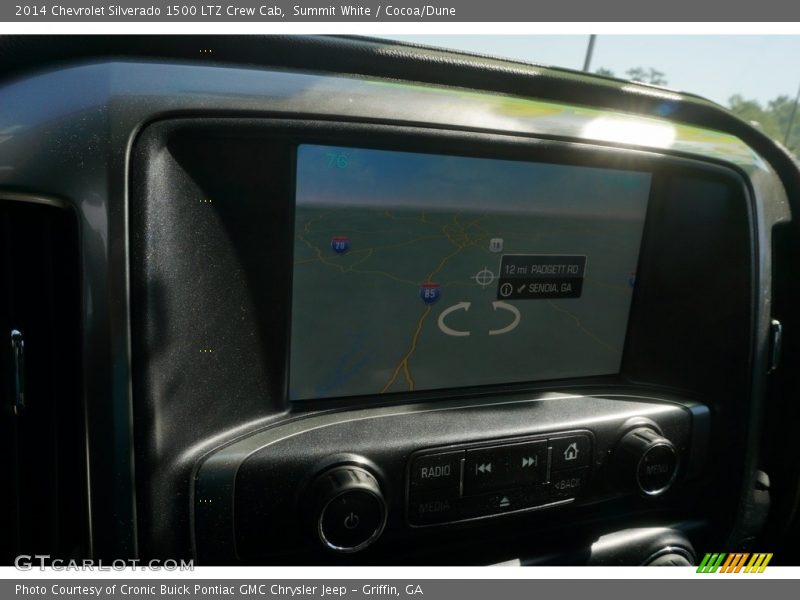 Summit White / Cocoa/Dune 2014 Chevrolet Silverado 1500 LTZ Crew Cab